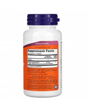 NOW Foods, астаксантин, 10 мг, 60 капсул